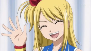Figurine of Lucy in Fairy Tail