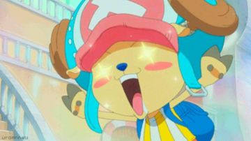 The figure of Chopper in One Piece