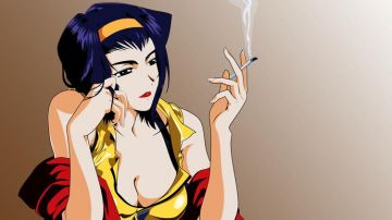 Figurine of Faye from Cowboy Bebop