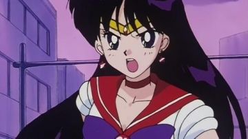 Figurine of Sailor Mars in Sailor Moon