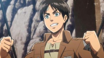 Figurine of Eren in Attack of The Titans