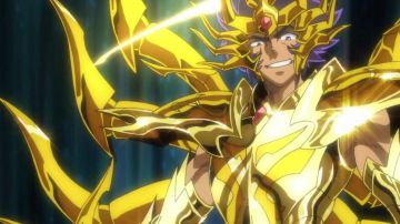 Figurine of the knight of the Cancer in the Knights of the Zodiac