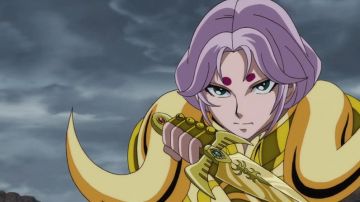 Figurine of the knight of the Ram in the Knights of the Zodiac