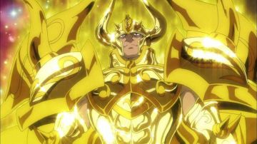 Figurine of the knight Bull in the Knights of the Zodiac