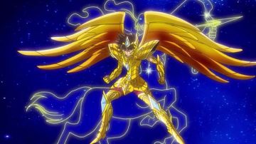 Figurine of the knight Archer in the Knights of the Zodiac