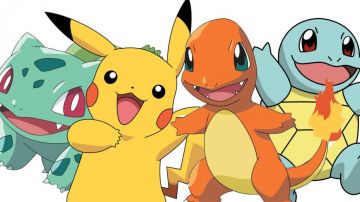 Figurine of Squirtle and Salameche in Pokémon