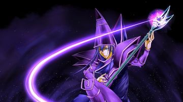 Figurine from the Wizard of darkness in the Yu Gi Oh