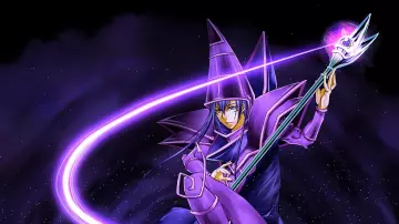 Figurine from the Wizard of darkness in the Yu Gi Oh