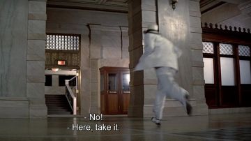Los zapatos de Frank Nitti (Billy Drago) en Los Incorruptibles