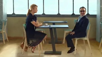 Los zapatos de tacón de Virginie Efira en A Man up to the Task