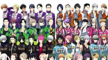Holding Makoto Shizuno in the Prince of Stride