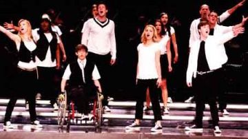 The Converse basses of the Glee Club in Glee
