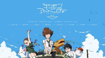 the holding of kamiya in Digimon Adenture Sort