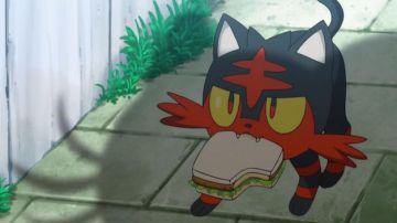 REPLIQUE D'UNE PELUCHE FLAMIAOU DANS POKEMON SOLEIL & LUNE