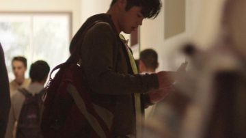 The backpack Element of Zach (Ross Butler) in 13 Reasons Why season 1