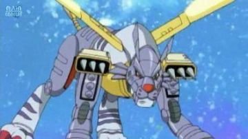 Figurine Metal Garurumon in digimon adventure tri