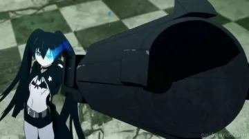 UNE REPLIQUE NENDOROID DE BLACK ROCK SHOOTER DANS BLACK ROCK SHOOTER