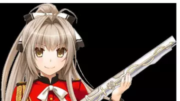The model of Isuzu with a gun in Amagi Brilliant Park