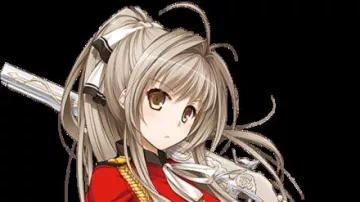 La estatuilla de Isuzu con rifle en Amagi Brilliant Park