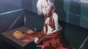 The figure of Inori Yuzuriha in Guilty Crown
