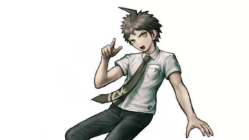 The figure of Hinata in Danganronpa