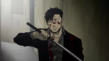 The replica of the sword / katana of Nicolas in Gangsta.