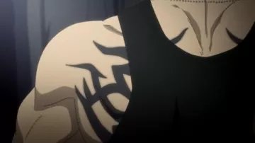 Les tatouages de Nicolas Brown dans Gangsta.