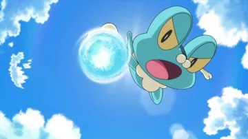 The figurine Grenousse in Pokemon