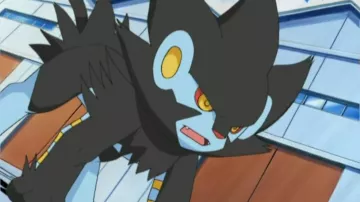 The figure of Luxray in Pokemon