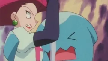 The figure of Jessie and Wobbuffet in Pokemon