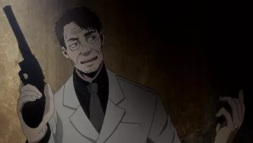 The cosplay costume of Daniel Monroe in Gangsta.