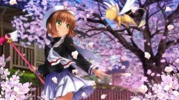 Figurine of Sakura in classic attire in Sakura Card Captor