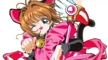 Figurine of Sakura in a cat in Sakura Card Captor
