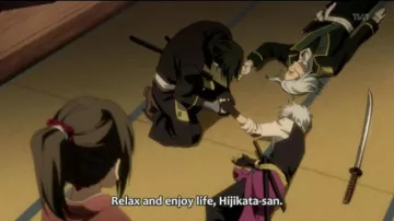 The cosplay outfit of Heisuke in Hakuouki