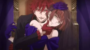 La robe de mariage bleue de Ritsuka Tachibana dans Dance With De­vils