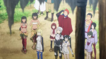 The holding of Tione Hiryute in DanMachi : Sword Oratoria