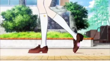 the shoes of chika in HaruChika : Haruta to Chika wa Seishun Suru