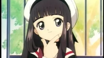 The figure of Tomoyo in Sakura Card Captor