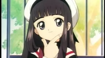 The figure of Tomoyo in Sakura Card Captor