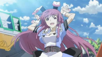 The cosplay outfit of Shinonono Tabane in Infinite Stratos