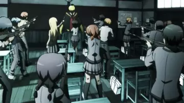 The uniforms of the students in Assassination Classroom