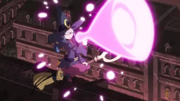 The holding of Ursula in Little Witch Academia