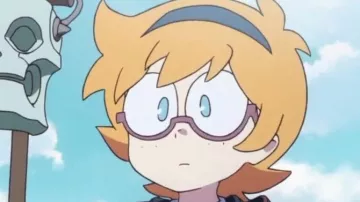 The wig of Monkfish in Little Witch Academia