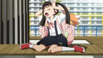 The replica Nendoroid of Mayoi Hachikuji in Bakemonogatari