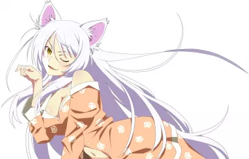 Cosplay de pijama de Black Hanekawa en Bakemono Gatari