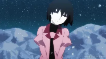 The figure of Oshino Ougi in K_Bakemonogatari