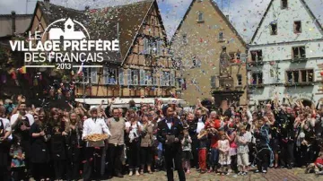 Le village d'Eguisheim en Alsace, gagnant du Village préféré des Français 2013