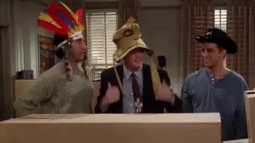 Le chapeau de l'Union des Confédérés de Joey Tribianni (Matt Leblanc) dans Friends S05E07