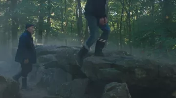 Les bottes de pluie de François Deblock dans C'est beau la vie quand on y pense