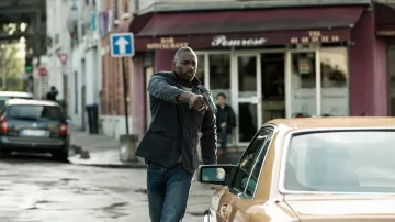 The restaurant and bar Pomrose in Aubervilliers on Bastille Day (Idris Elba)